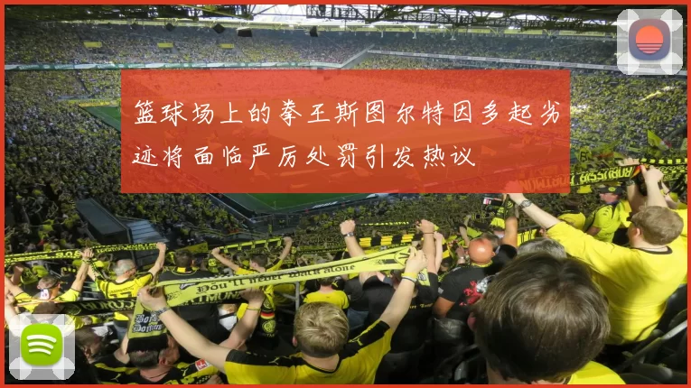 篮球场上的拳王斯图尔特因多起劣迹将面临严厉处罚引发热议